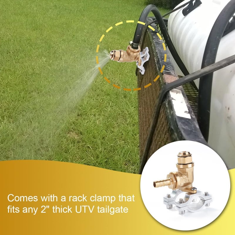JADSOrBoBi Boomless Sprayer Nozzle, ATV Point Type Spray, Up to 31FT Width (Style2) - Image 2